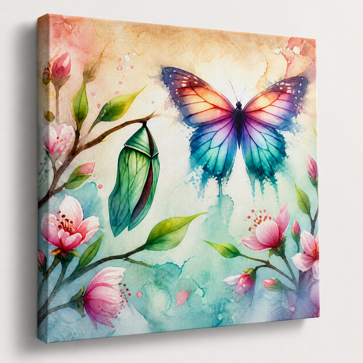 Butterfly Bloom Transformation Canvas - Image 6