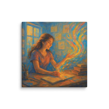 Ignite Your Inner Fire – Creative Inspiration Canvas