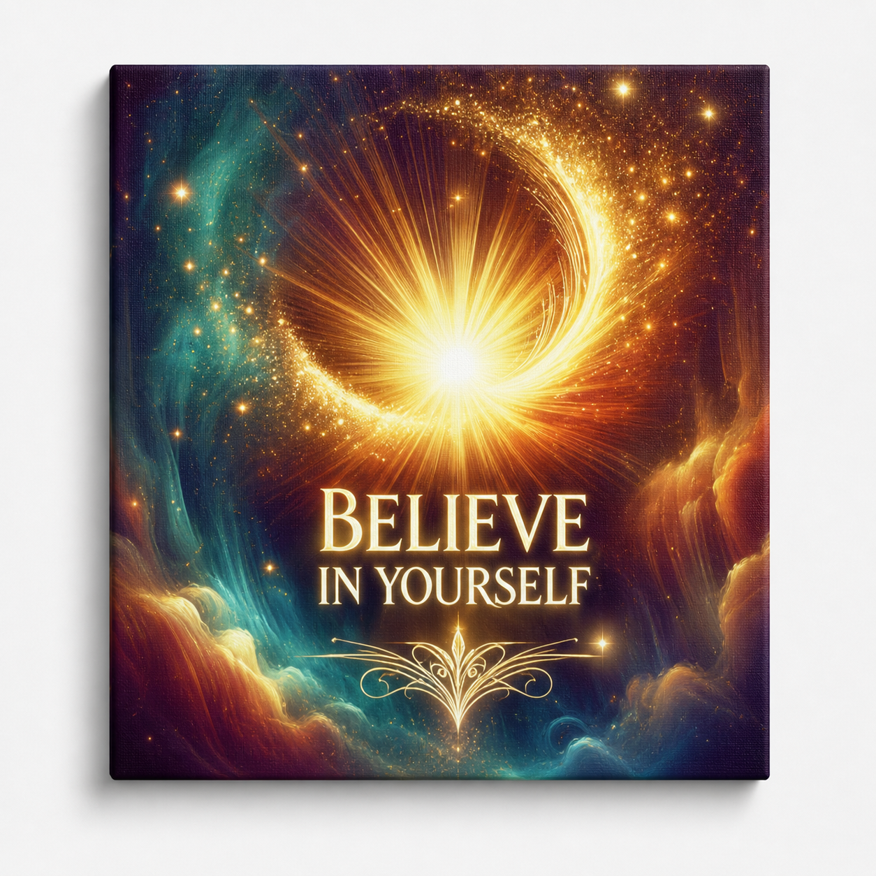 Believe in Yourself Cosmic Canvas - Image 3