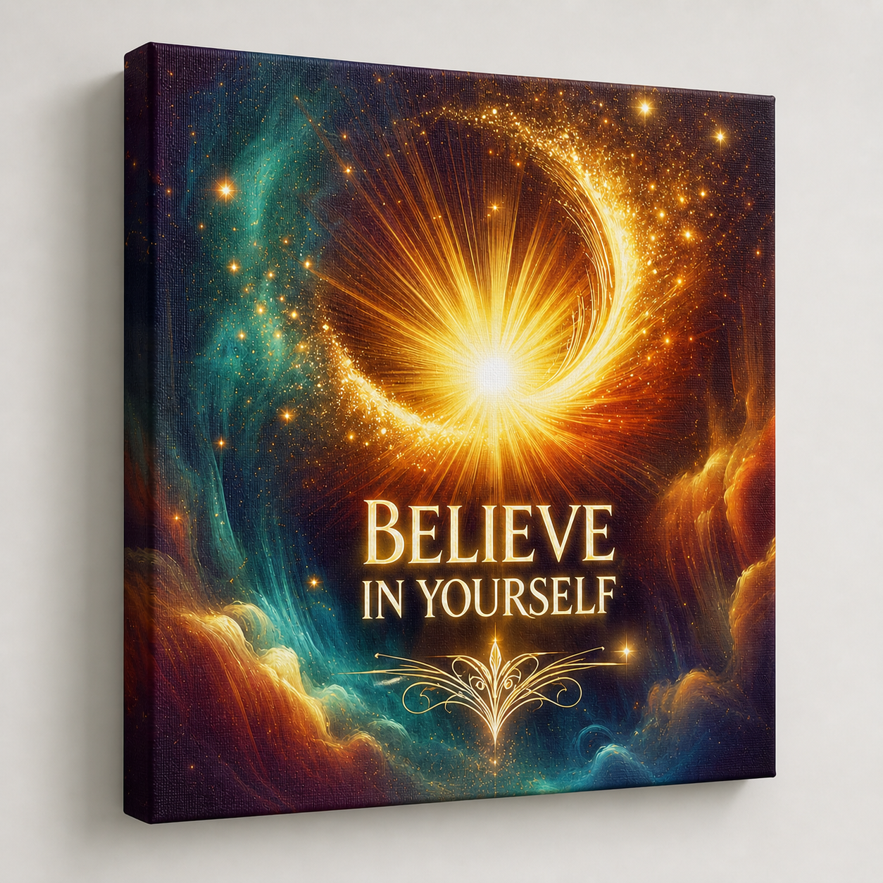 Believe in Yourself Cosmic Canvas - Image 11
