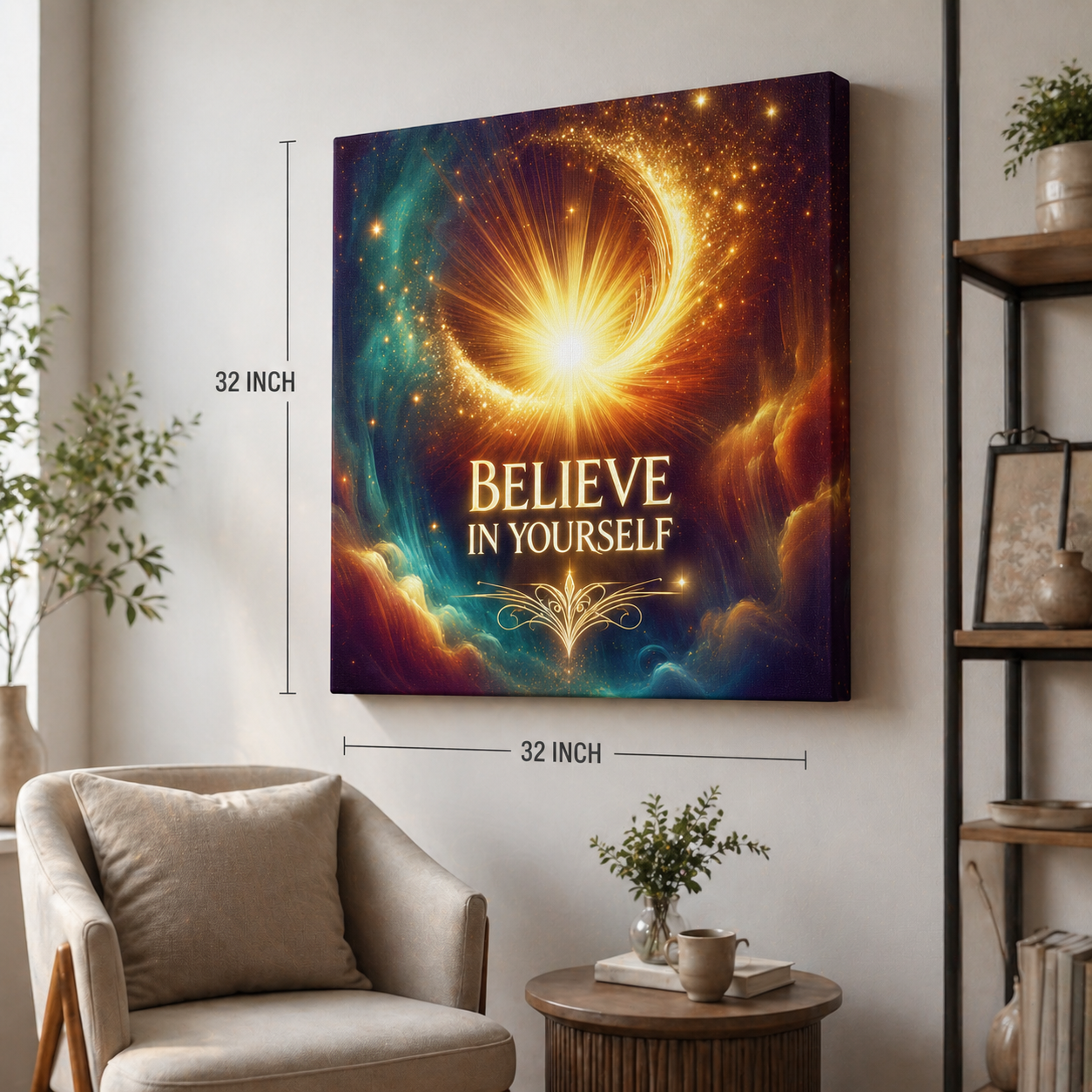 Believe in Yourself Cosmic Canvas - Image 12