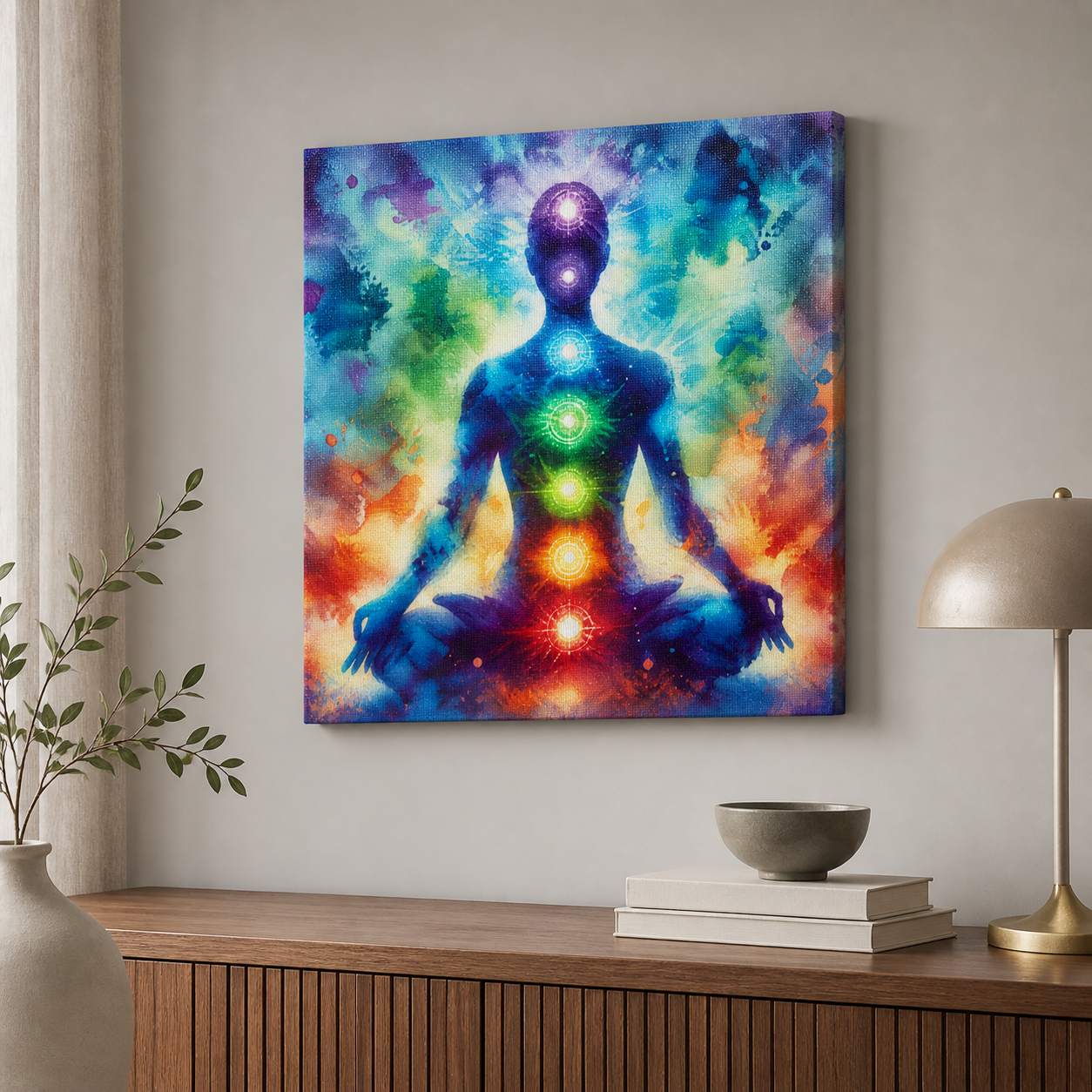 Chakra Awakening Canvas Wall Art - Image 3