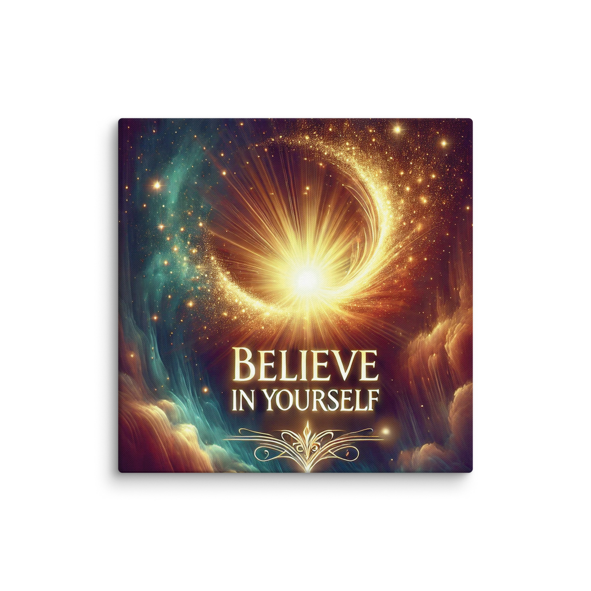 Believe in Yourself Cosmic Canvas