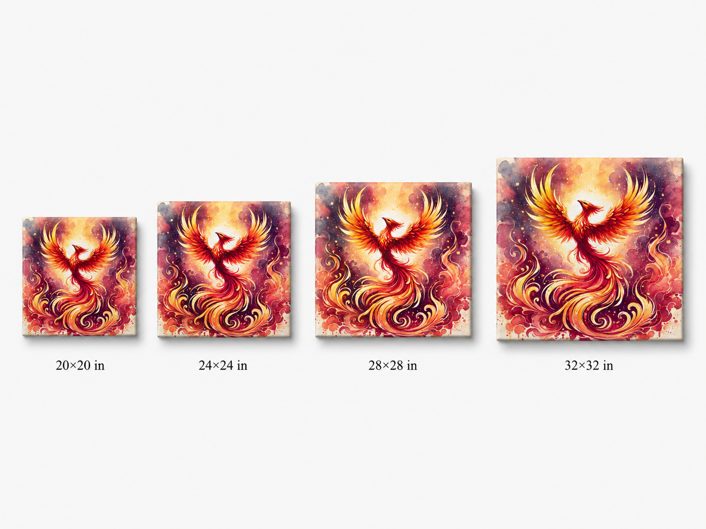 Phoenix Rebirth – Rise Again Canvas - Image 6