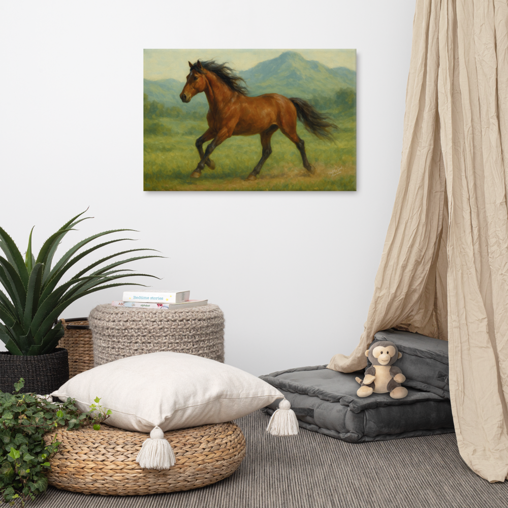 Wild Freedom Horse Canvas - Image 2