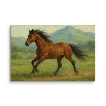 Wild Freedom Horse Canvas
