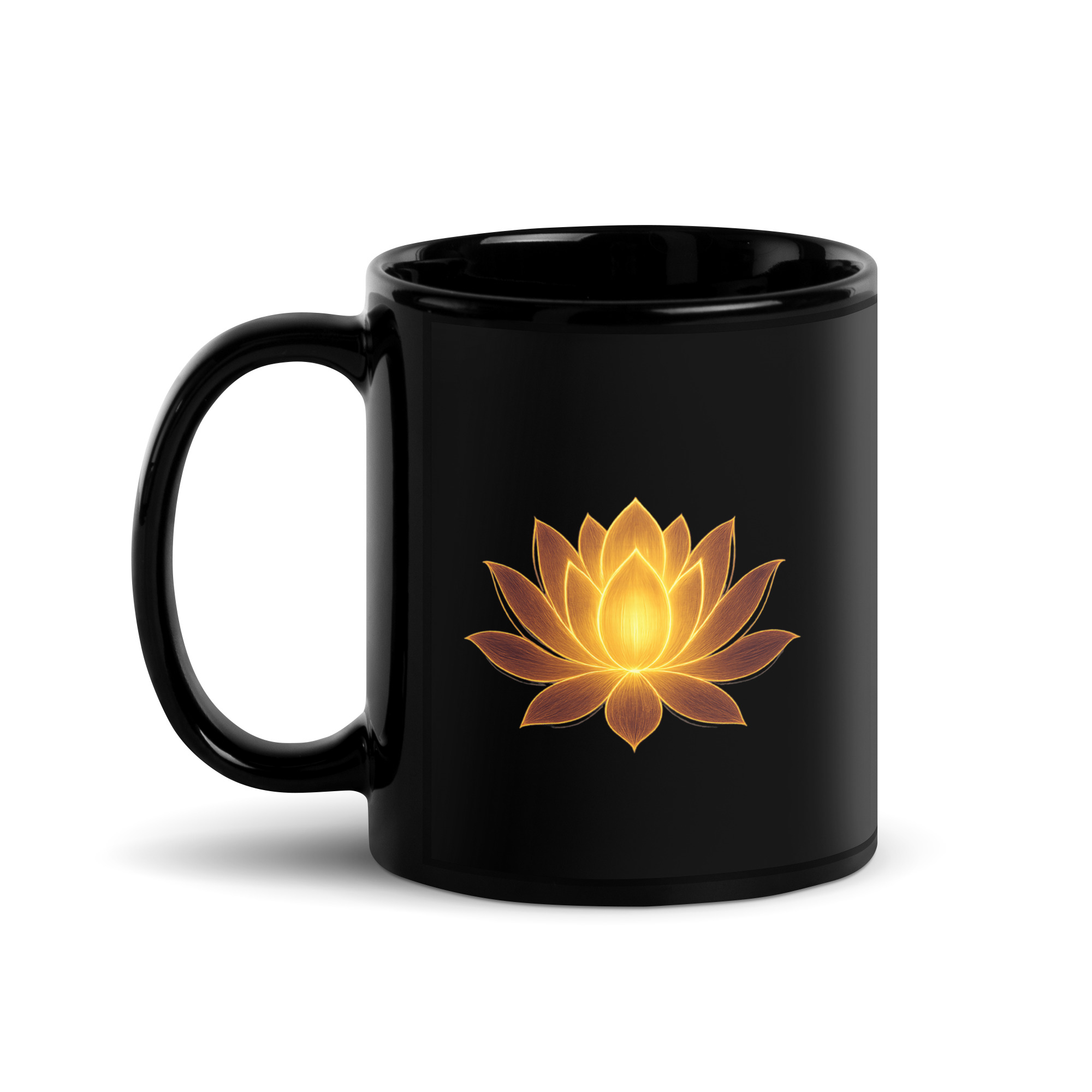 Golden Lotus Calm Mug - Image 2