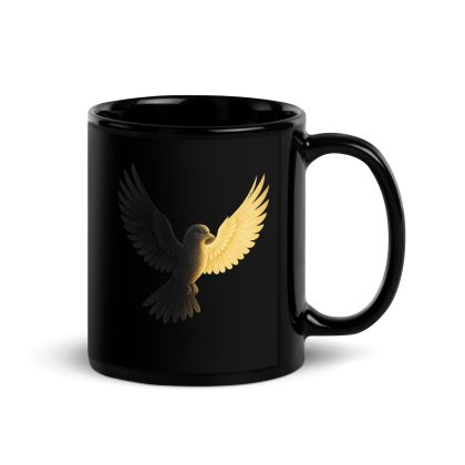 Golden Freedom Wings Mug