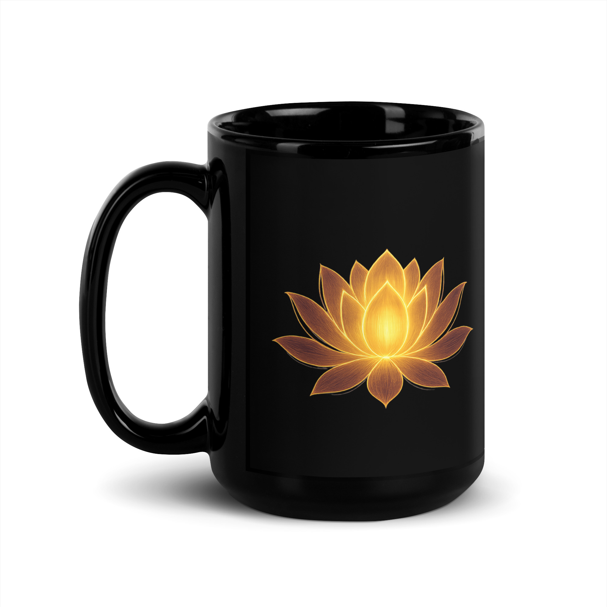 Golden Lotus Calm Mug - Image 4