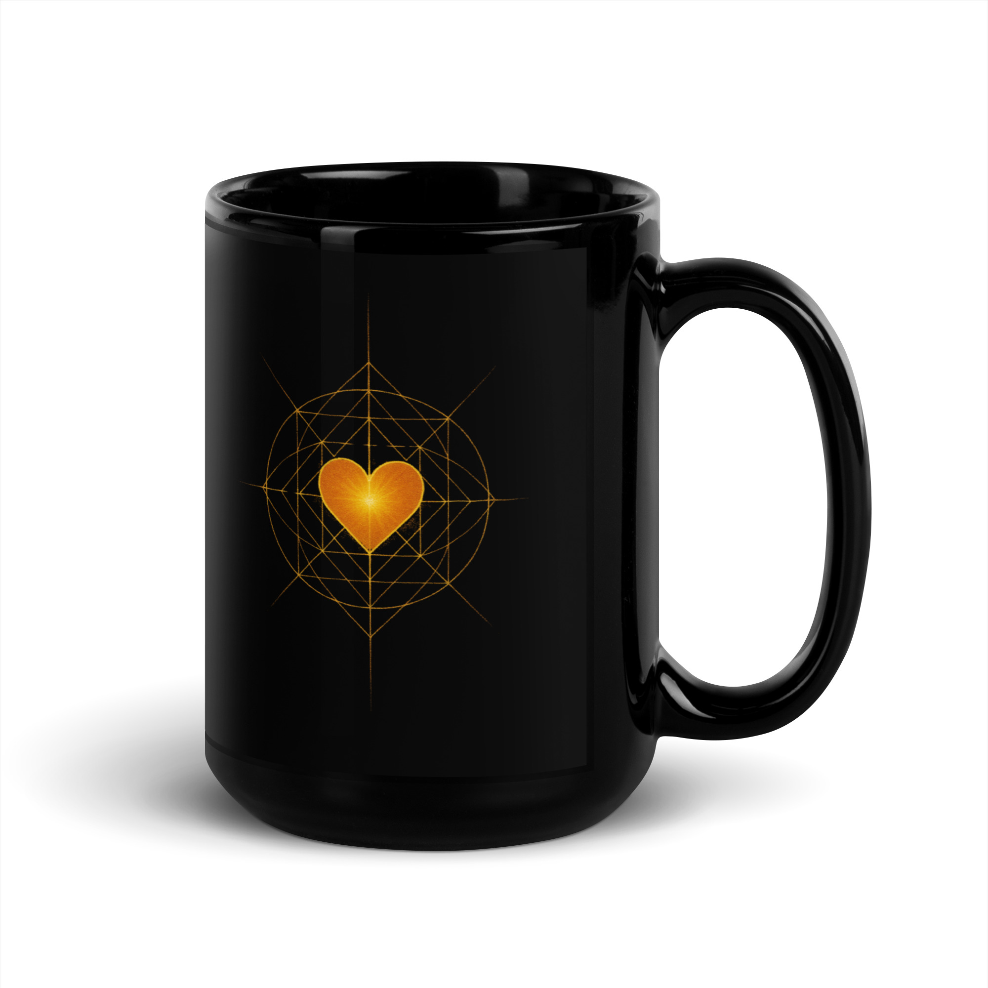 Golden Heart Energy Mug - Image 5
