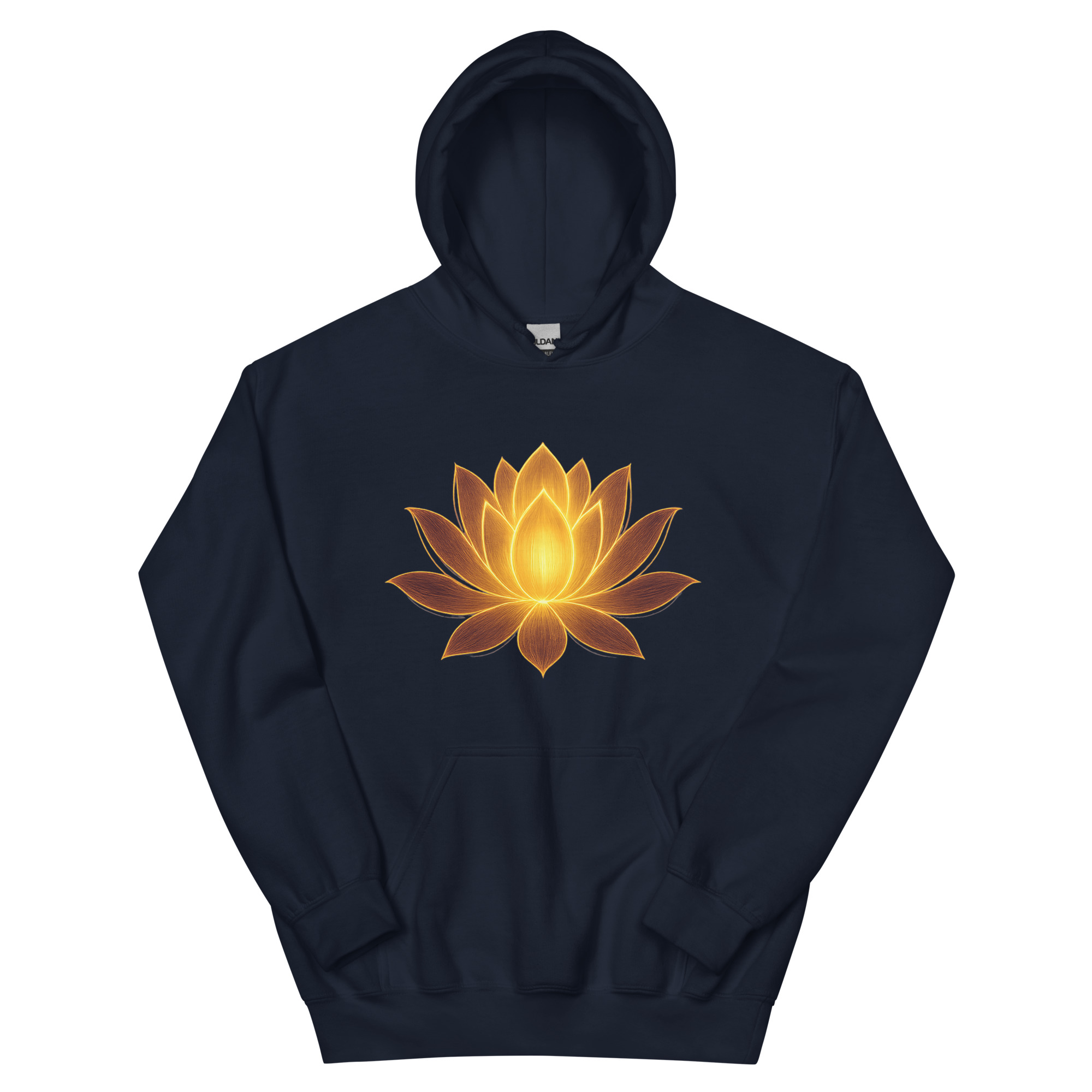 Golden Lotus – Inner Peace Hoodie - Image 3