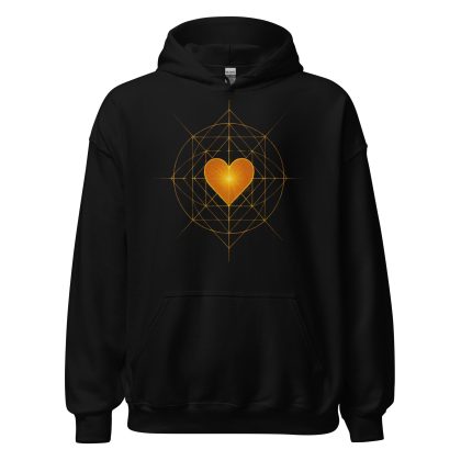 Golden Heart Unisex Hoodie