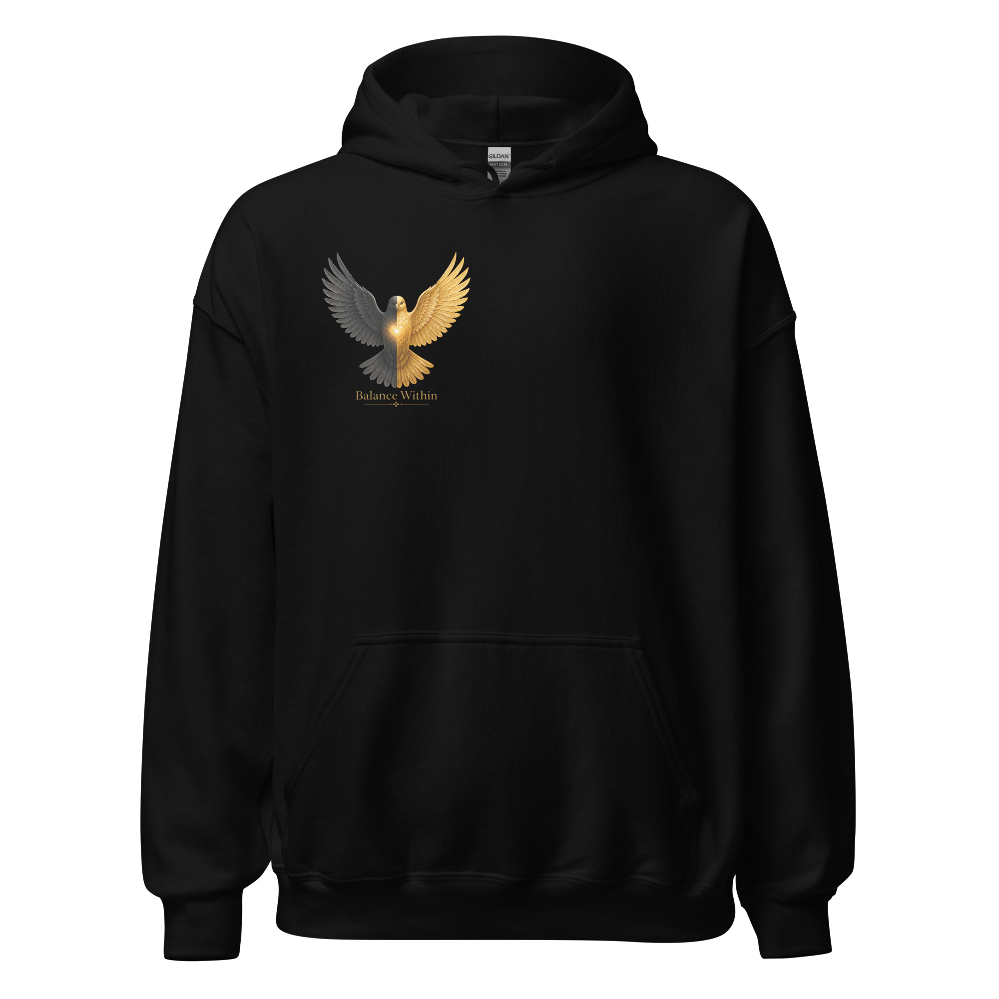 Golden Wings Dove Unisex Hoodie