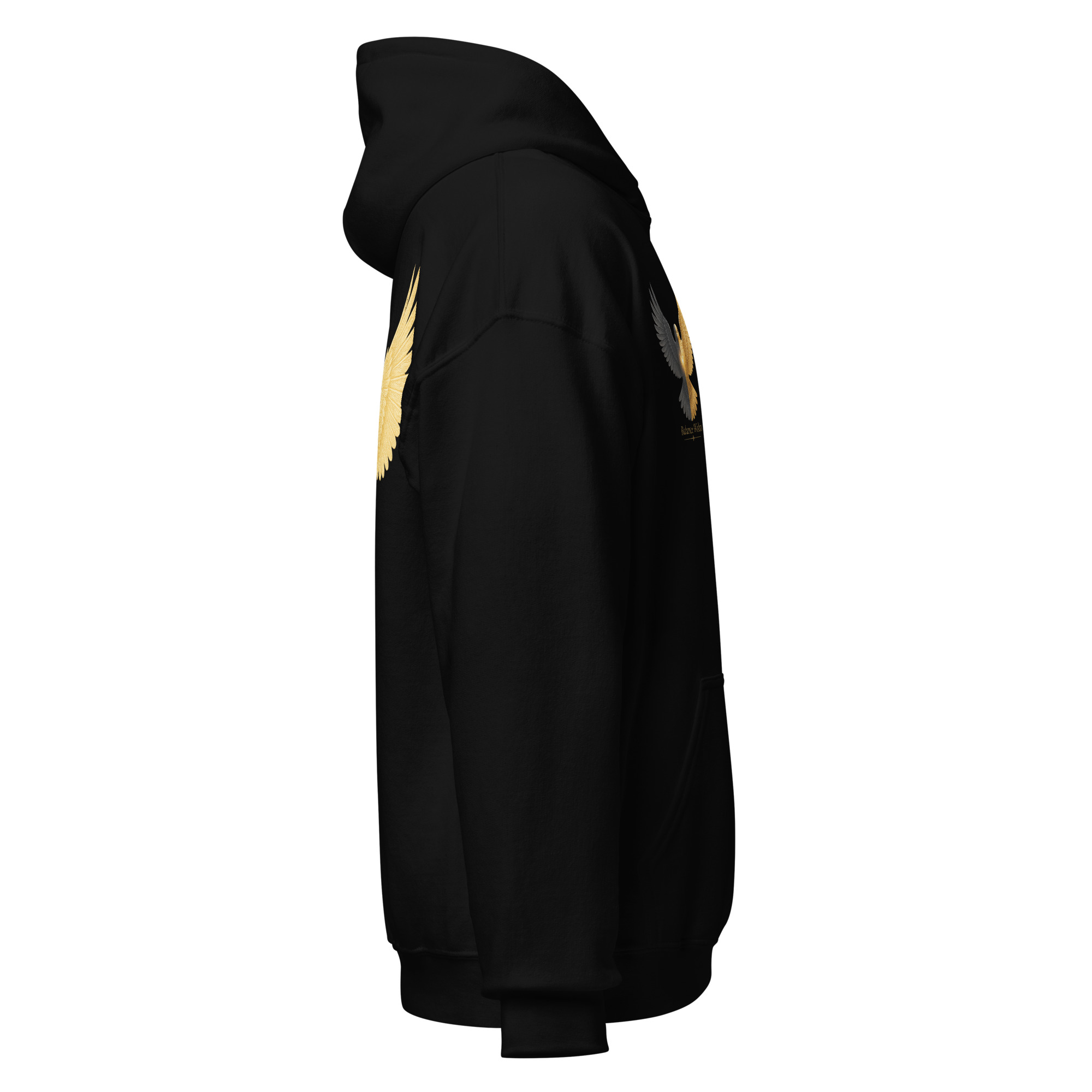 Golden Wings Dove Unisex Hoodie - Image 4