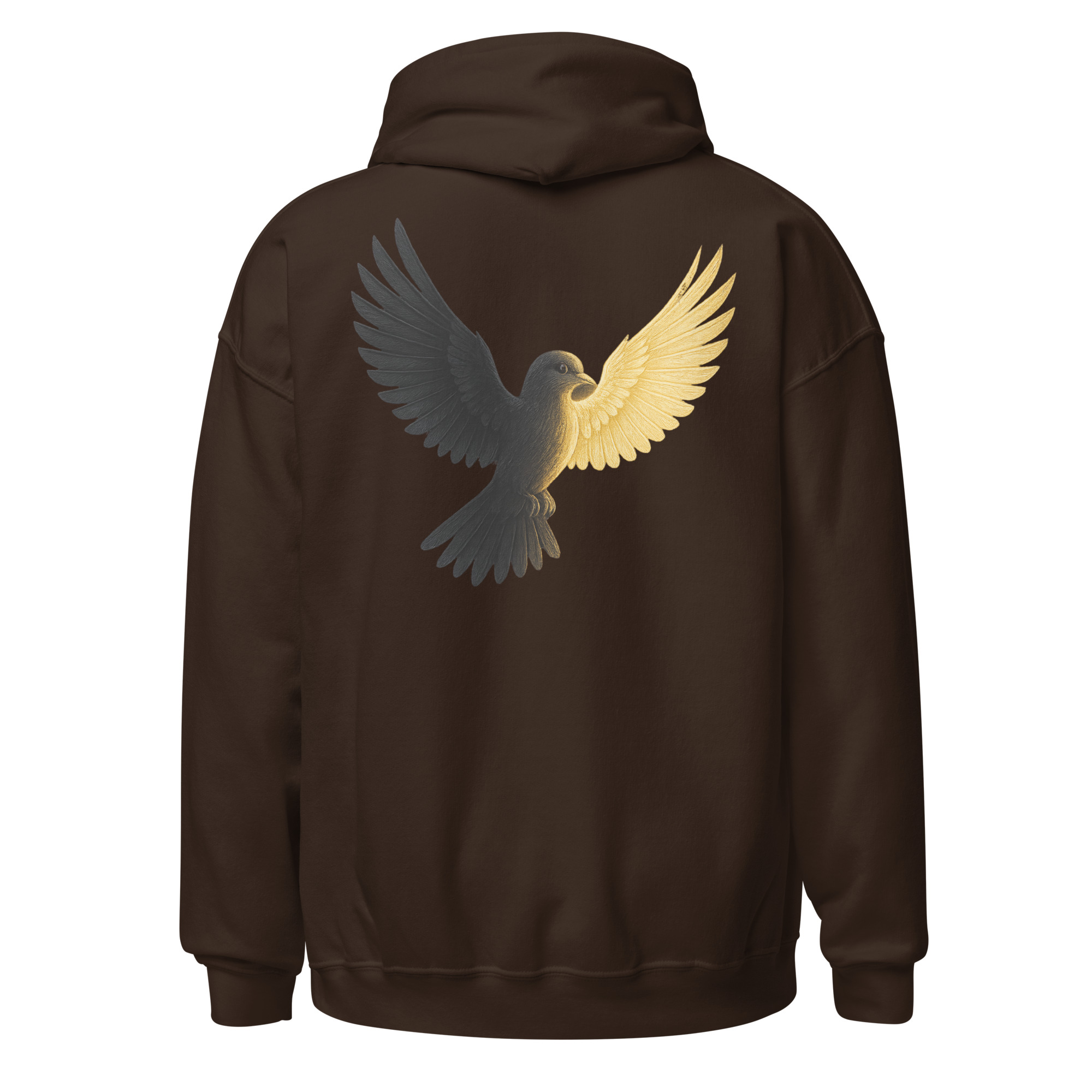 Golden Wings Dove Unisex Hoodie - Image 14