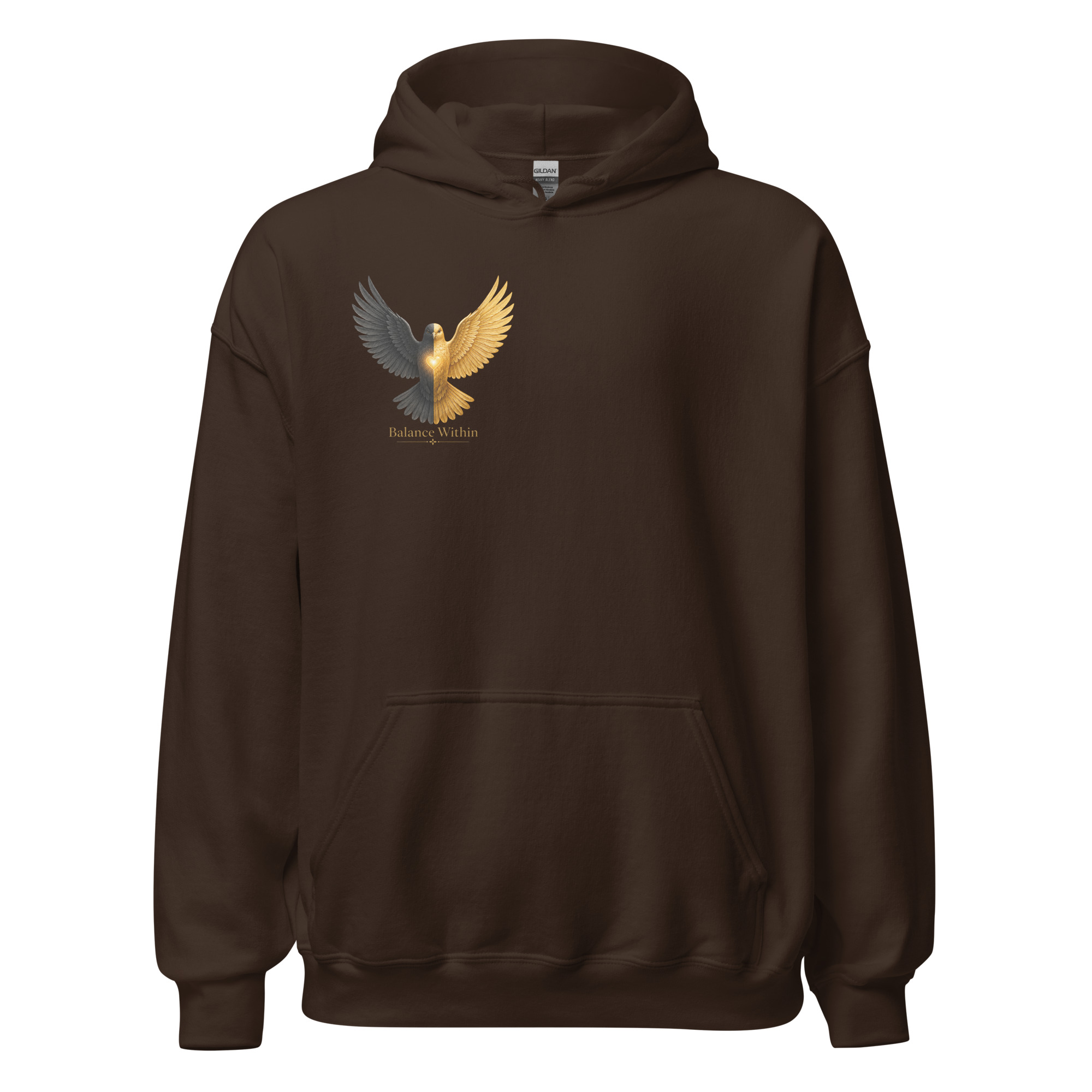 Golden Wings Dove Unisex Hoodie - Image 13