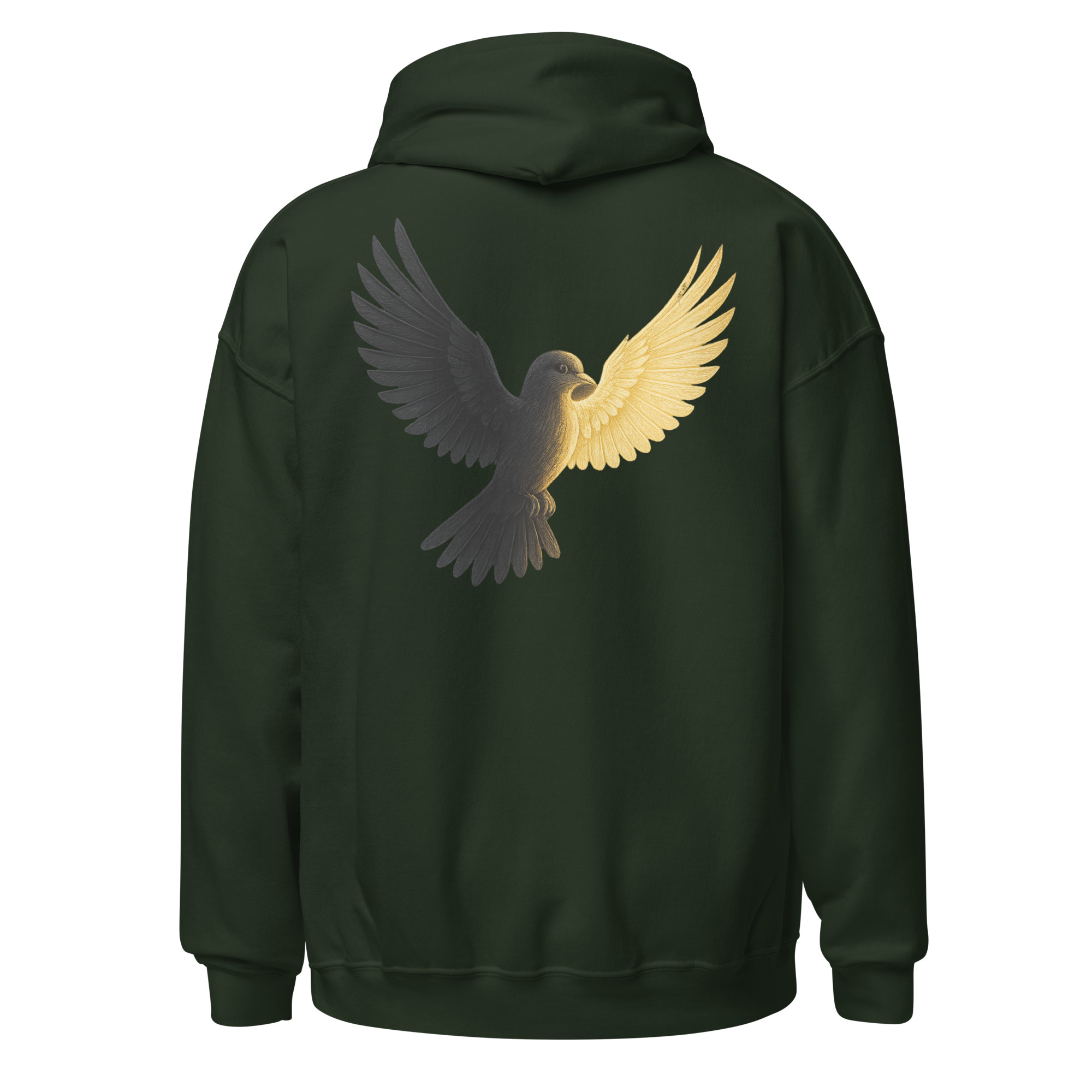 Golden Wings Dove Unisex Hoodie - Image 18