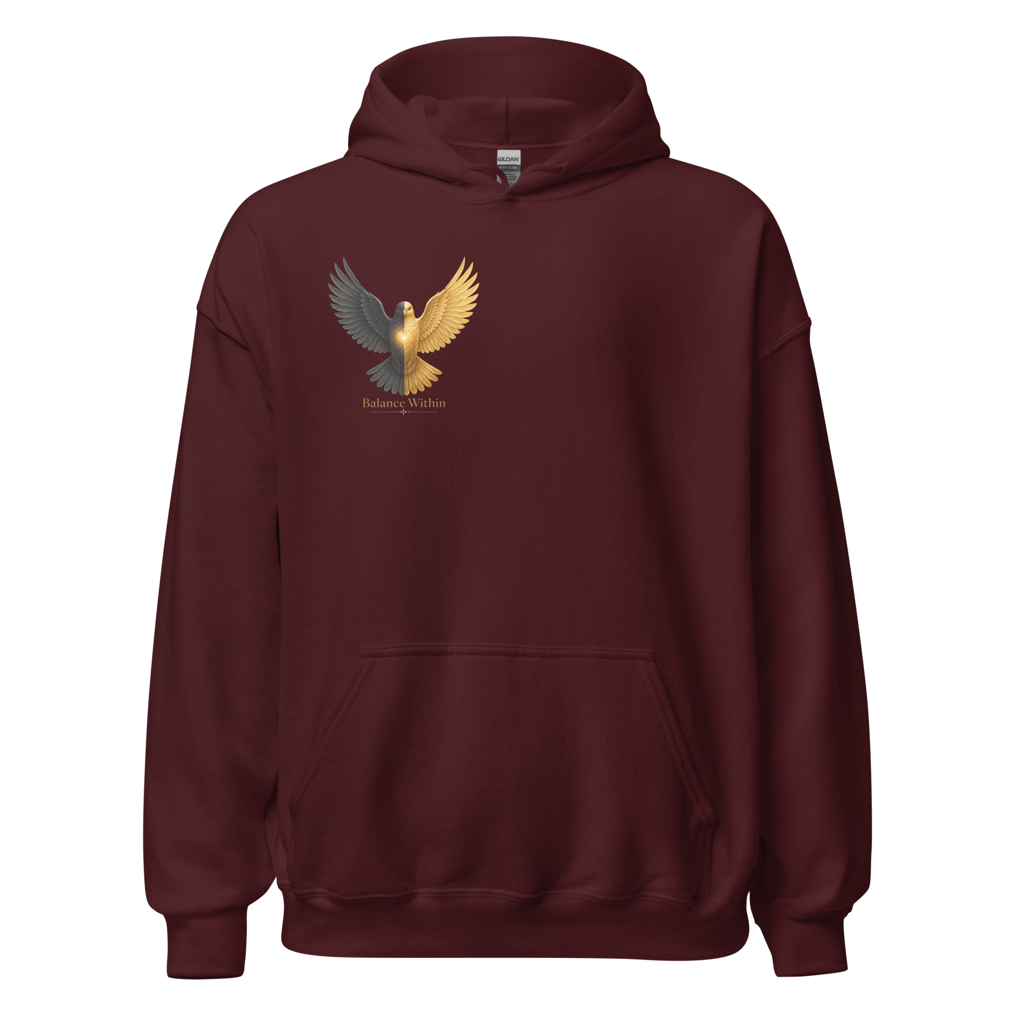 Golden Wings Dove Unisex Hoodie - Image 9