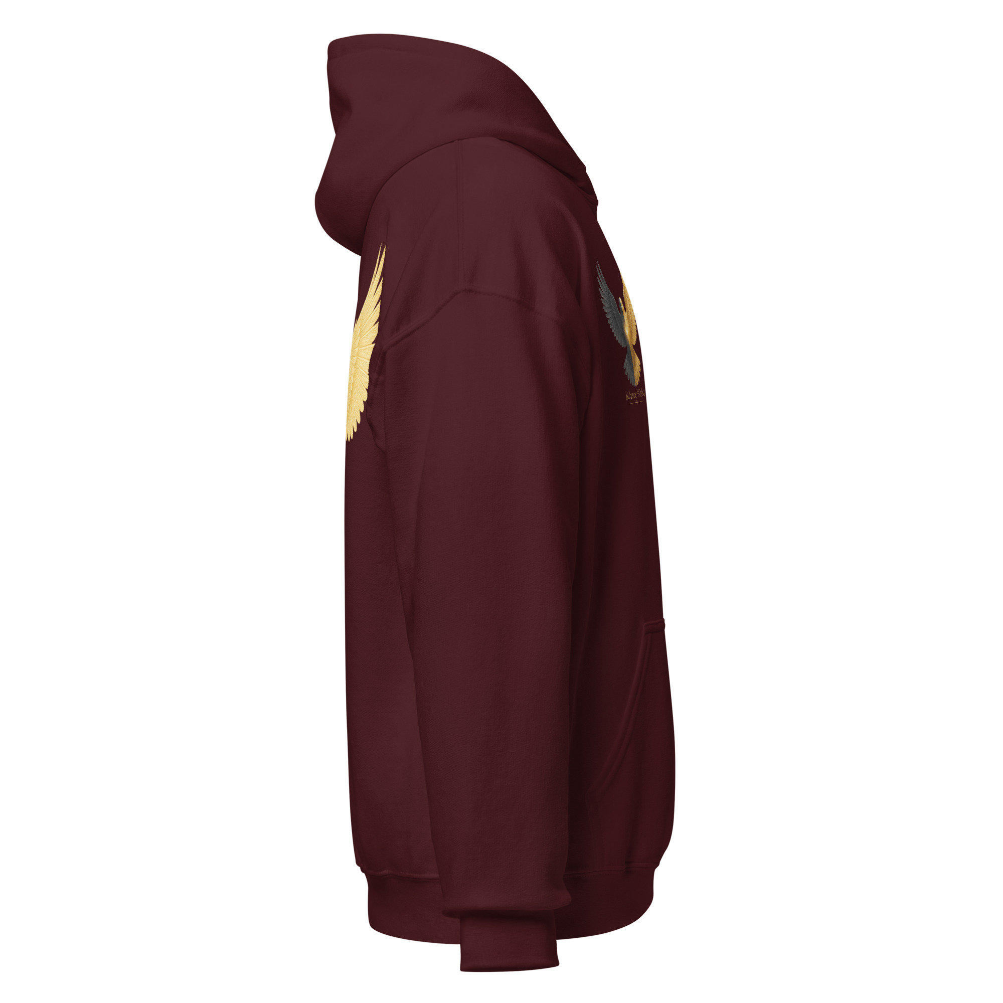 Golden Wings Dove Unisex Hoodie - Image 12